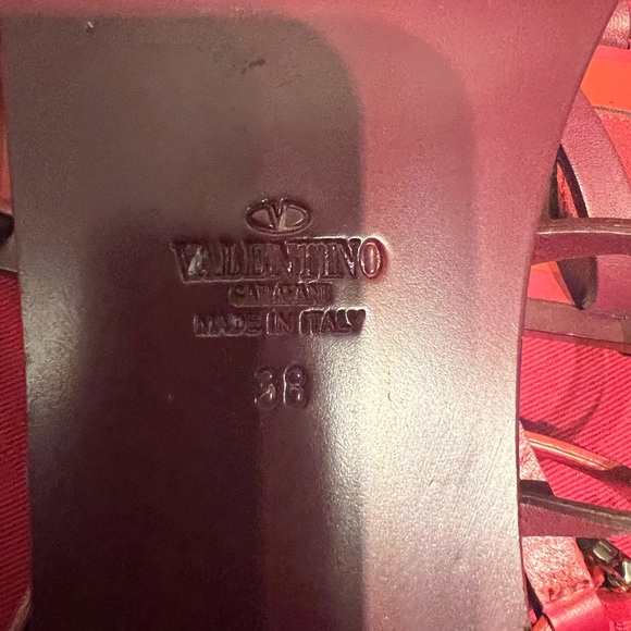 Valentino sandals / Azure sandals - Picture 3 of 4